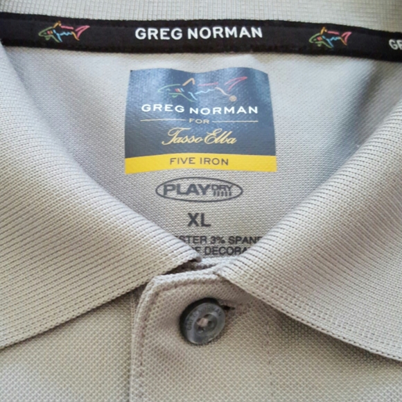 GREG NORMAN FOR Tasso Elba Polo Size XL - Picture 2 of 6
